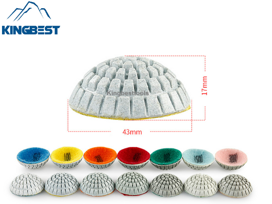 7 step Curved Wet Polishing Pad 2 Inch