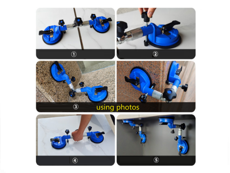 360 Degree Adjustable Suction Cups/Suction cup leveler stone /Seamless Splicing