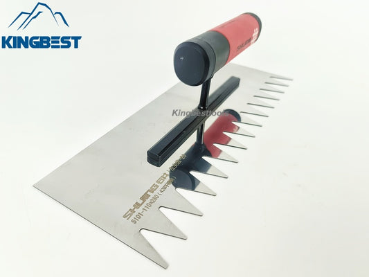 SHIJING-5101 Sharp-Toothed Trowel for Tiling Work