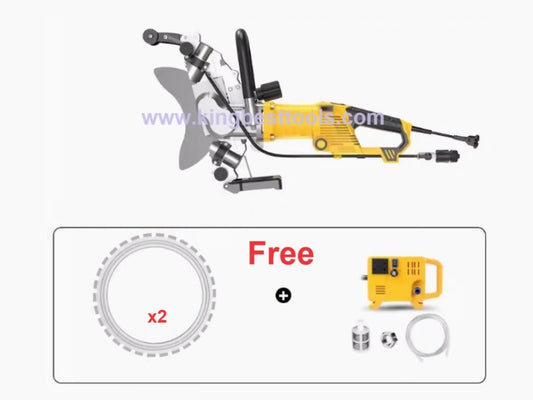 High Power High Frequency Brushless Concrete Circular Saw Cutting Machine Ring Saw Machine Free Shipping A01