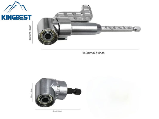 105 Degree Turning Magnetic screwdriver adapter, electric drill extension, corner tool free shipping A01