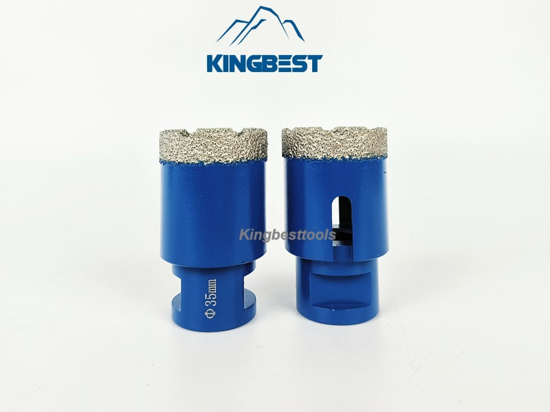 Dry Drill Vacuum Brazed Diamond Drilling Core Bit Ceramic Tile Hole Saw Granite Marble Drill Bits M14