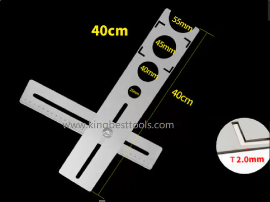 40cm Locating Ruler Adjustable Tile Locator Free Shipping A01