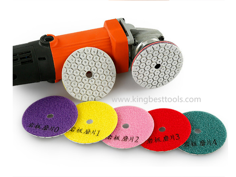 3" Dry Polishing Pads For Porcelain,Backer for free