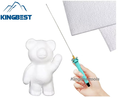 Adjustable Temperature Electric Foam Cutting Pen Tools Kit Hot Knife Styrofoam Cutting Pen Craft Foam Cutter with Adaptor-free shipping