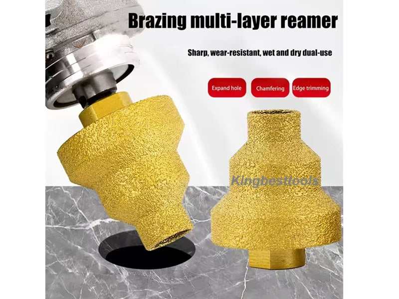 Brazing Pagoda Drill Bits Multi-layer Bits 20mm/35mm/50mm/Three Sizes Hole Enlargement Diamond Bits