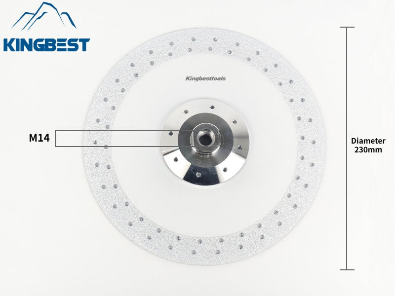 Cutting & Grinding Discs With Flange for Porcelain M14 & 5/8-11
