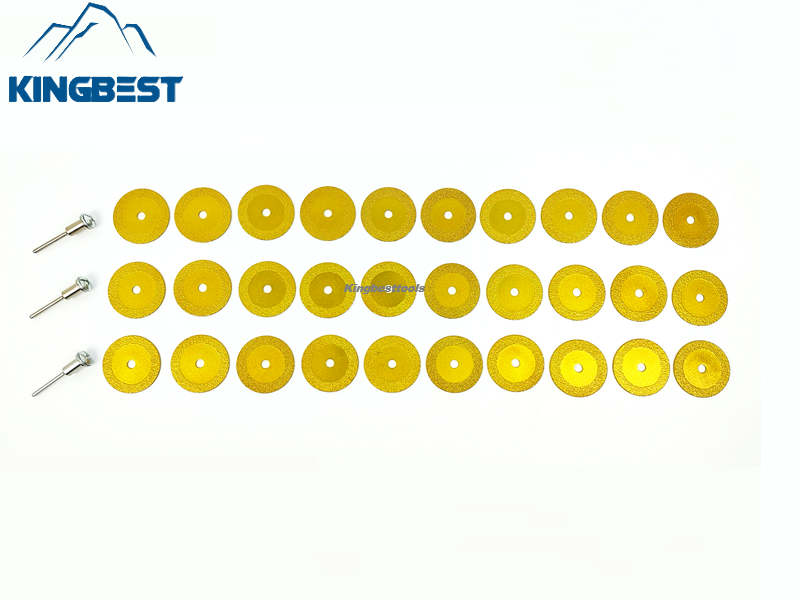 40mm/6mm Golden Mini Cutting Blade For Elbow Grinder-Free Shipping