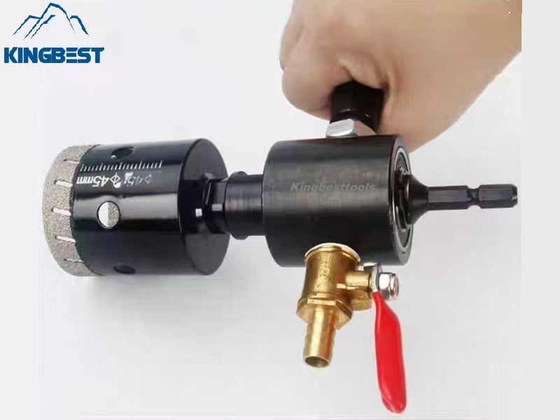 Hand Drill Water Injector Adapter Punch Tile Drill Hole Opener Water Adding Device ~Free shipping