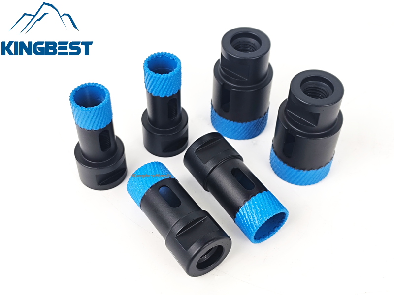 M14 Blue Widened Brazed Diamond Core Drill Bit 8-60mm
