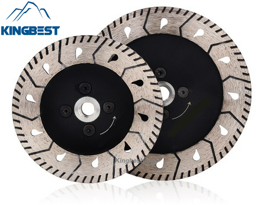 Black Diamond Saw Blade with Flange for Slotting and Grinding