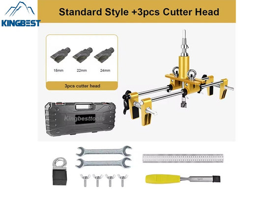 Quick Slotting Wooden Door Lock Hole Opener free shipping A01