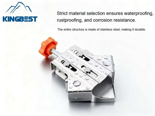 90-Degree Clamp Multifunctional Stainless Steel Clamp for Woodworking Used for Splicing and Assembling Wooden Boards and Cabinets