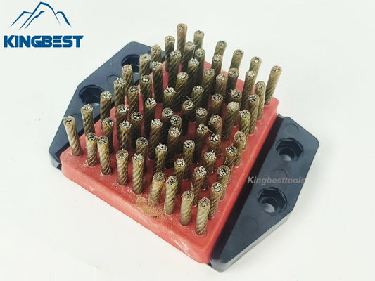 Frankfurt Brush Backer Marble Brush for Granite Marble Slabs Brush Holder