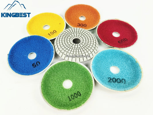 7 step Bowl-shaped Wet Polishing Pad 100mm
