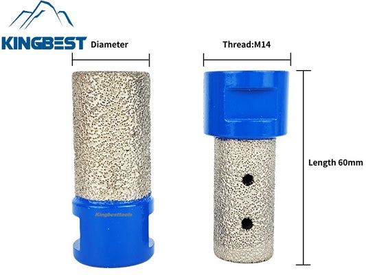 Edge Grinding Bits for Angle Grinder M14 Diamond Bits for Grinding Deburring Repairing