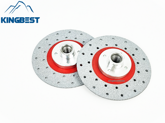 Cutting & Grinding Discs With Flange for Porcelain M14 & 5/8-11