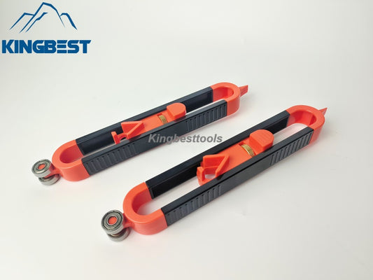 Portable Contour Gauge Measuring Tool With Adjustable Lock Floor Tile Woodworkers Edge Rule Template-free shipping A01