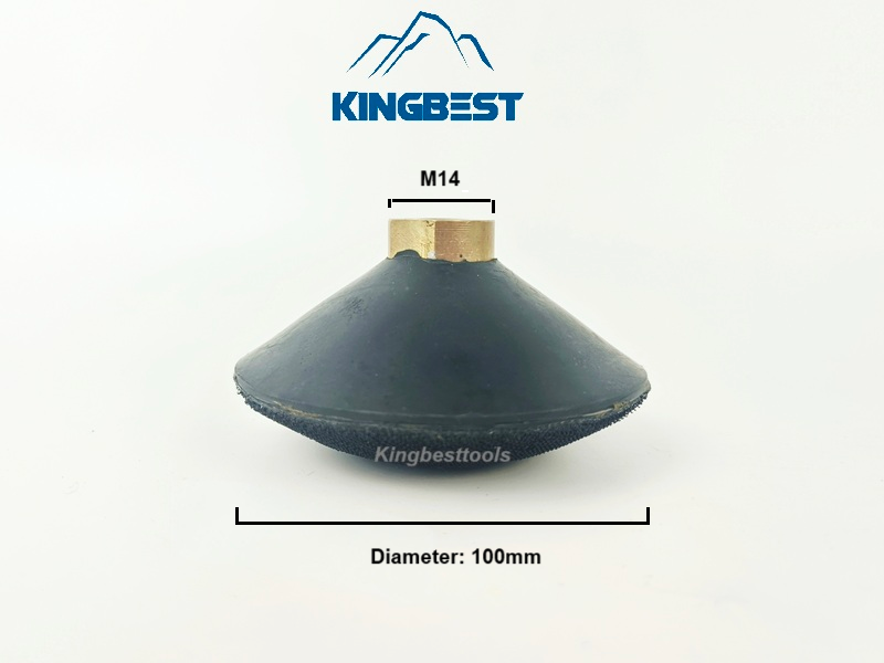 7 step Curved Wet Polishing Pad 100mm