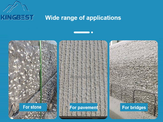 Pneumatic Hammer Bush Hammered Head Pipe Apple Head Chiseled Head For Stone Cement Concrete