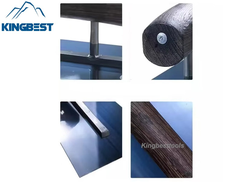 Professional Hand Trowel Floor Pusher Epoxy Floor Paint Trowel Flat Batch Flat Scraper Blue Steel free shipping