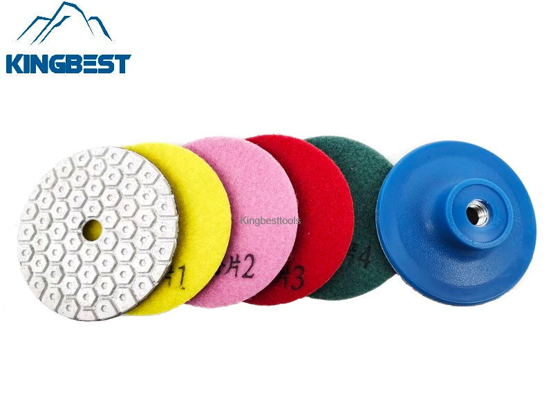 3" Dry Polishing Pads For Porcelain,Backer for free