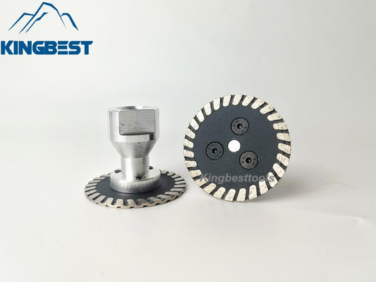 Removable M14 Flange Brazed Diamond Blade 50 Diameter Grinder Engraving Saw Caving Blade