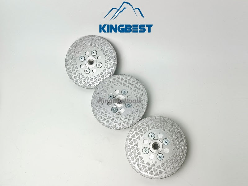 M10 Silver Star Electroplated Saw Blade for Cutting and Grinding 100mm (3pcs a pack) - Free Shipping