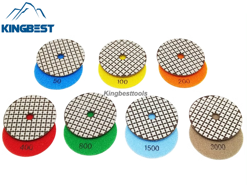 7pcs Dry Polishing Pads Sandpapers For Polishing