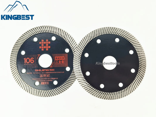 SHIJING Black Saw Blades Cutting Disk for Ceramic 106mm