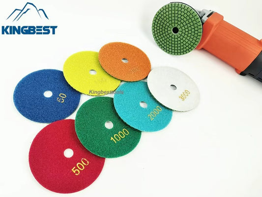 7 steps Wet Polishing Pads/Sandpapers
