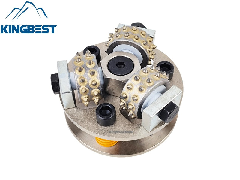 Rotary Bushhammer Angle Grinder for Stone and Concrete Rough Surface Free Shipping-A01A02