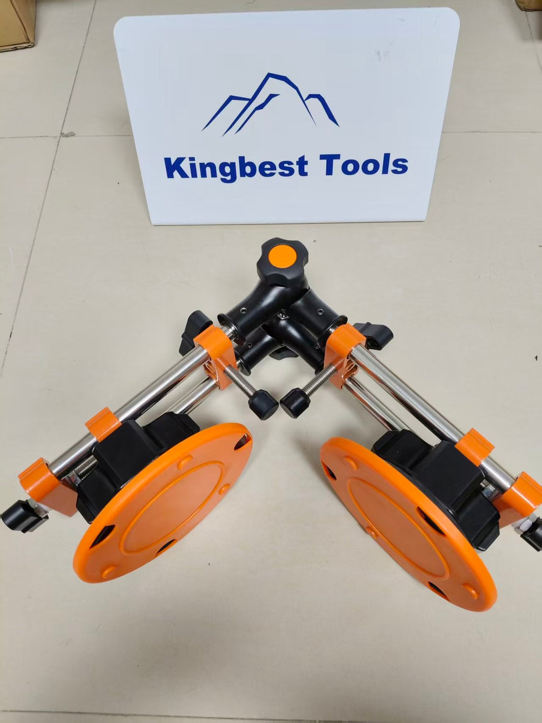 Adjustable Leveler with Electric Suction Cups for 90/180/270 Degrees