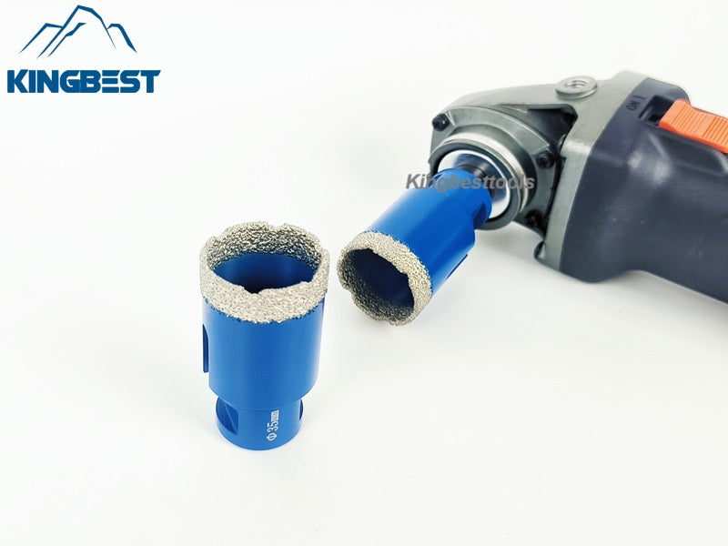 Dry Drill Vacuum Brazed Diamond Drilling Core Bit Ceramic Tile Hole Saw Granite Marble Drill Bits M14