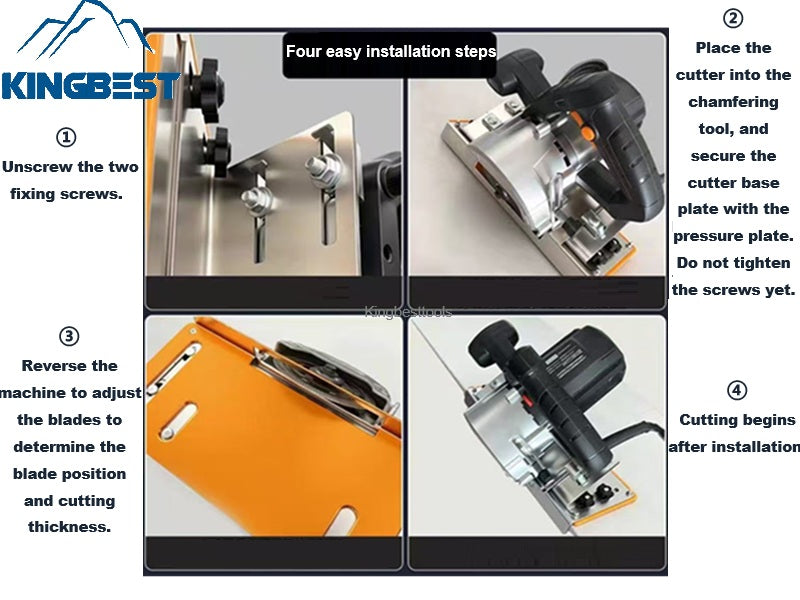 45-Degree Plate Beveling Bracket Chamfering Bracket for Mica Cutting Machine Stainless Steel Multifunctional Plate-Free Shipping