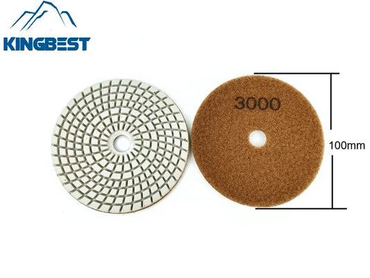7 Steps High Quality Wet Polishing Pads 100mm