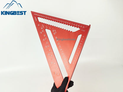 12inch Multifunctional Aluminum Triangle Ruler 90 Degree Right Angle Ruler 45 Degree Angle Ruler High Precision Free Shipping to US Mainland Only A01