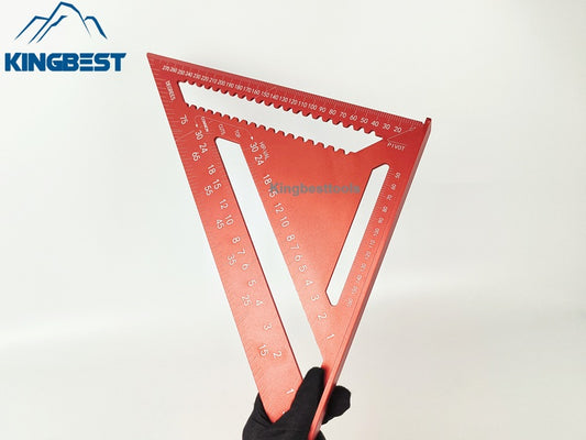 12inch Multifunctional Aluminum Triangle Ruler 90 Degree Right Angle Ruler 45 Degree Angle Ruler High Precision Free Shipping to US Mainland Only A01