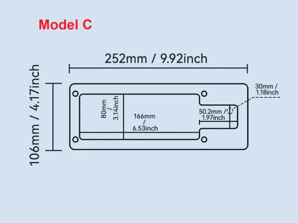 Thickened Aluminum Alloy Mold for Wire Box and Switch Socket Free Shipping A01