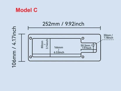 Thickened Aluminum Alloy Mold for Wire Box and Switch Socket Free Shipping A01