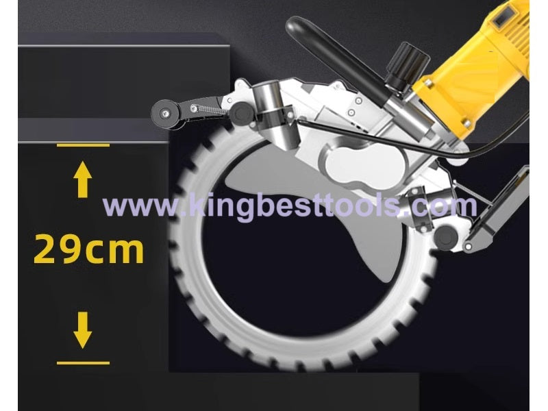 High Power High Frequency Brushless Concrete Circular Saw Cutting Machine Ring Saw Machine Free Shipping A01