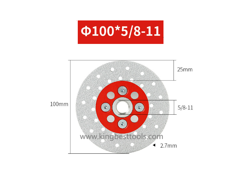 Cutting & Grinding Discs With Flange for Porcelain M14 & 5/8-11
