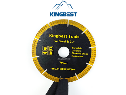 20mm/116mm Porcelain Ceramic Cutting and Bevel Blade/Discs for Angle Grinder/Mica Machine