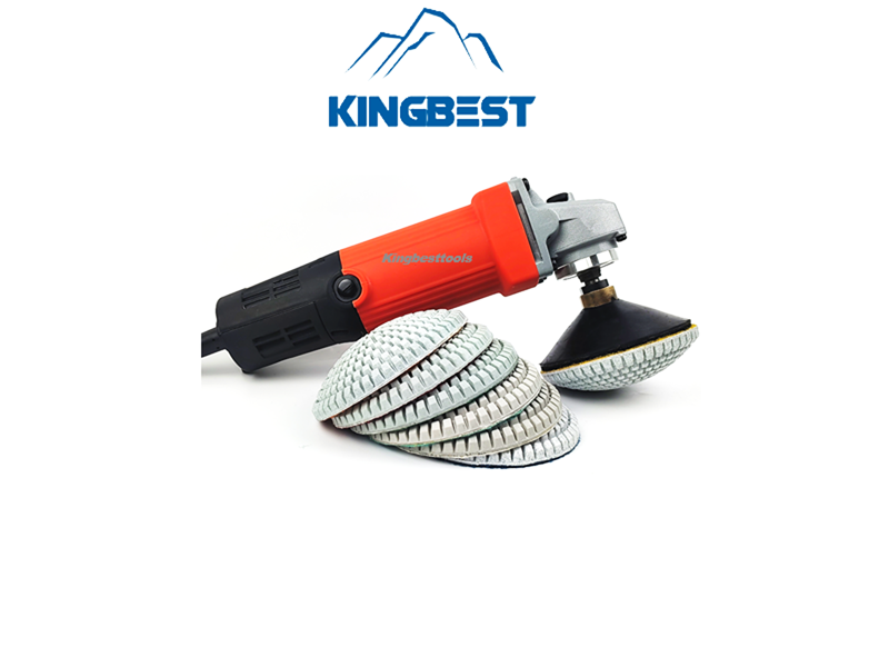 7 step Curved Wet Polishing Pad 100mm