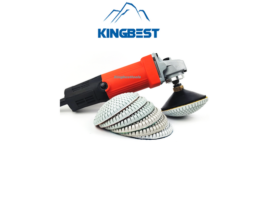 7 step Curved Wet Polishing Pad 100mm