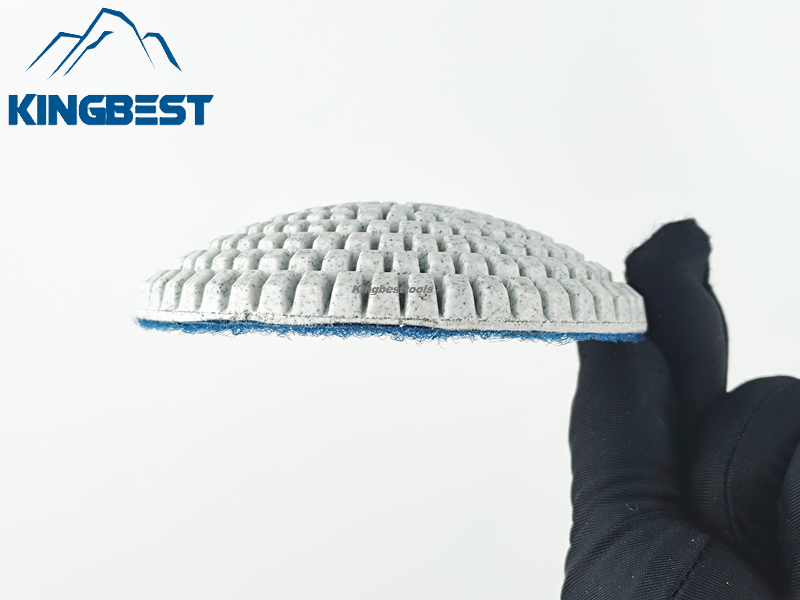 7 step Curved Wet Polishing Pad 100mm