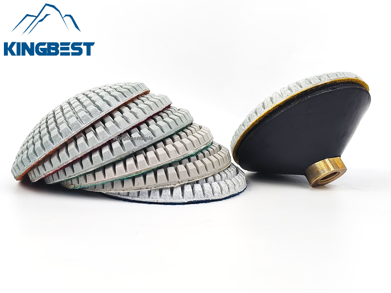 7 step Curved Wet Polishing Pad 100mm