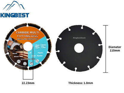 Carbide Multi Cutting Disc Wood Blades PVC Cutting Nails Cutting Plastic Plaster Cutting