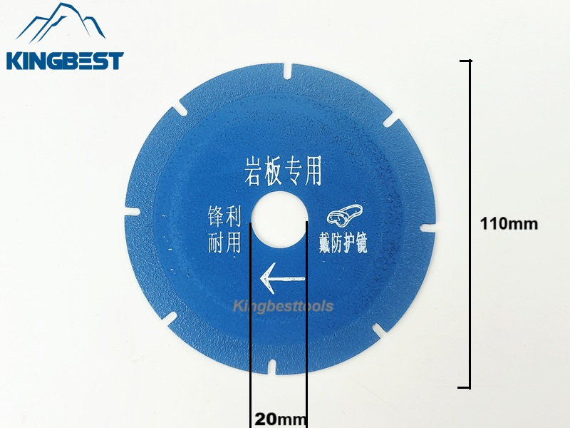 Blue Cutting Discs Diamond Saw Blades Porcelain Discs