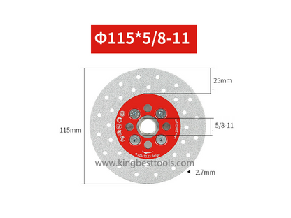Cutting & Grinding Discs With Flange for Porcelain M14 & 5/8-11